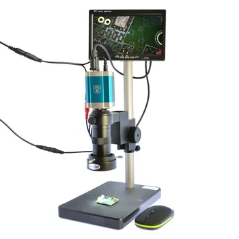Microscope Camera Set 1080P VGA USB C-Mount Industry Video Recorder 7 inch LCD Monitor 40 LED Light 100X Zoom for PCB Repair DIY
Microscope Camera Set 1080P VGA USB C-Mount Industry Video Recorder 7 inch LCD Monitor 40 LED Light 100X Zoom for PCB Repair DIY