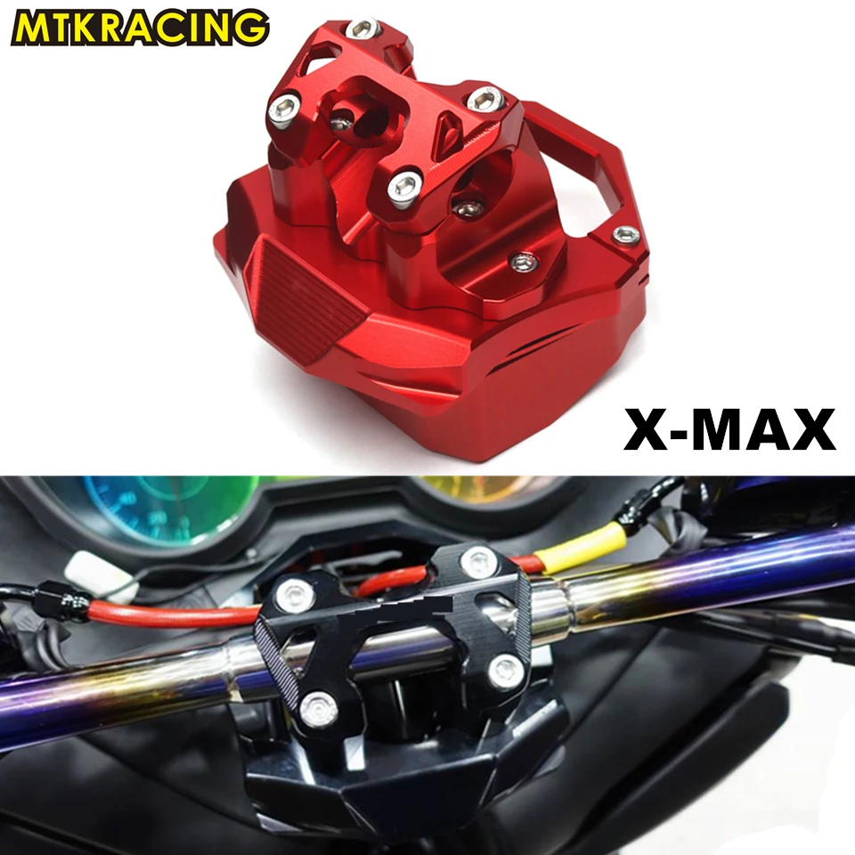 

MTKRACING free shipping X-MAX new KIT RISER POUR GUIDON for YAMAHA X-MAX XMAX 250 300 2017-2018 Motorcycle Accessories 5 colors