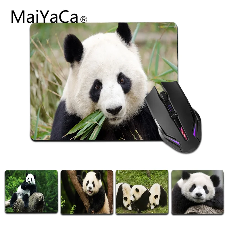 MaiYaCa Non Slip PC Cute Giant panda China mouse pad gamer play mats Size for 180x220x2mm and 250x290x2mm Small Mousemat | Компьютеры и