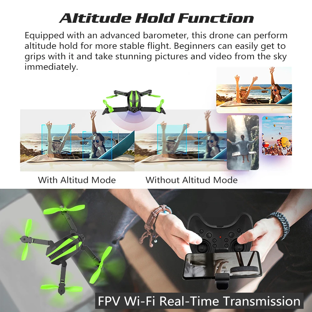 Global Drone SPYDER-X Quadrocopter Dron RC Helicopter WIFI FPV Foldable Quadcopter Selfie Drones wi