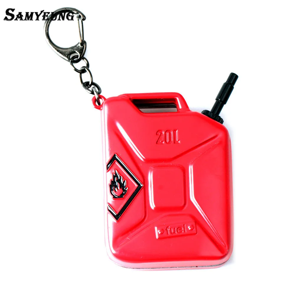 New Arrival Pubg Red Gasoline Tank Men Keychains for Key PUBG Keyring