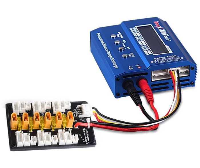 

Imax B6 Expansion board XT30 plug parallel charging plate 1S-3S battery charger board B6AC Lipo balance conversion panel parts