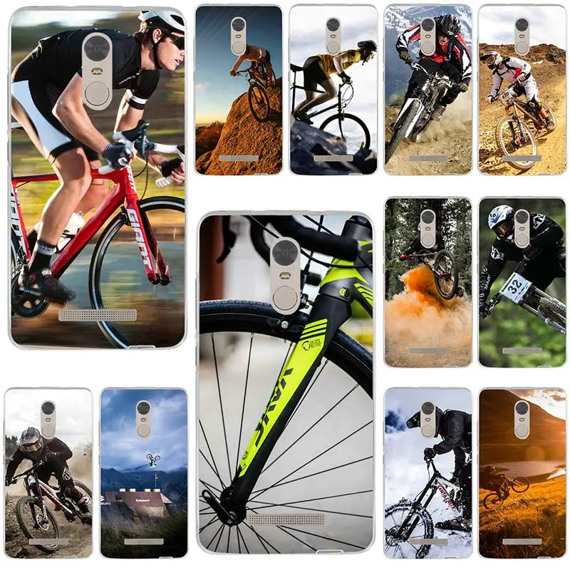 Silicone Soft TPU Phone Case for Xiaomi Mi Redmi Note 3S 4 4X 4A 5 5S 5A 6 6X 6A 8 A1 Pro Plus Max 3 Shell Mountain Sport Bike | Мобильные