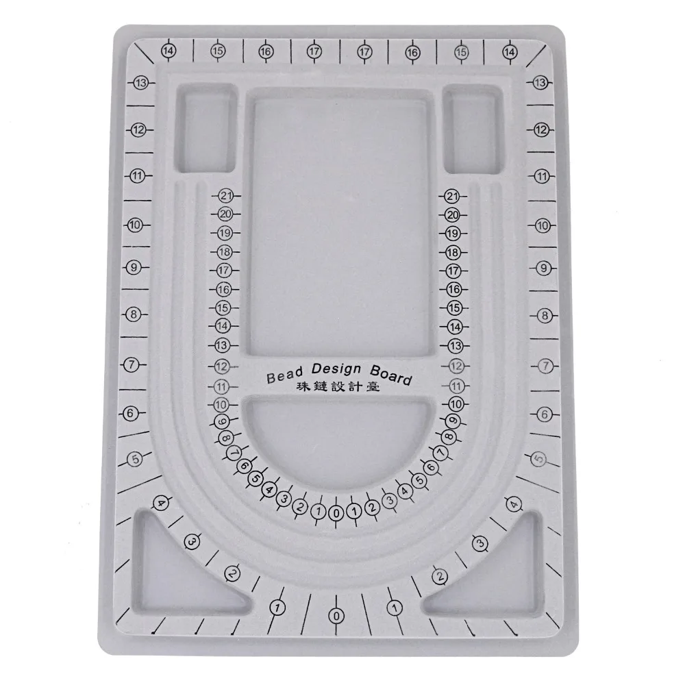 

Bead Design in Beading Board and Gray Flock with Lid