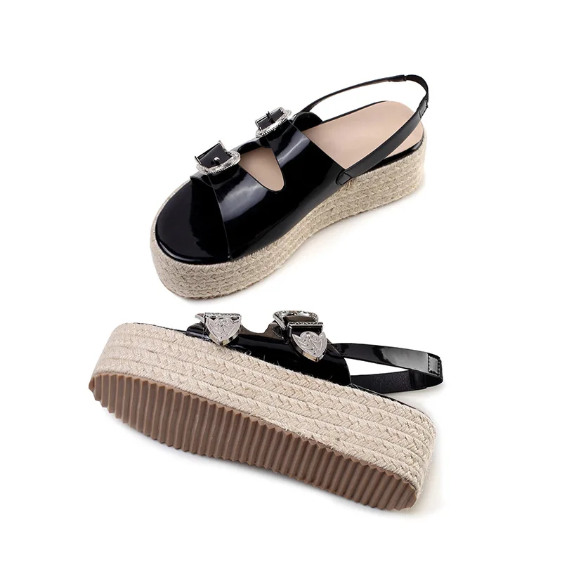 Jookrrix/обувь женские босоножки на платформе новые летние zapatos de mujer модные
