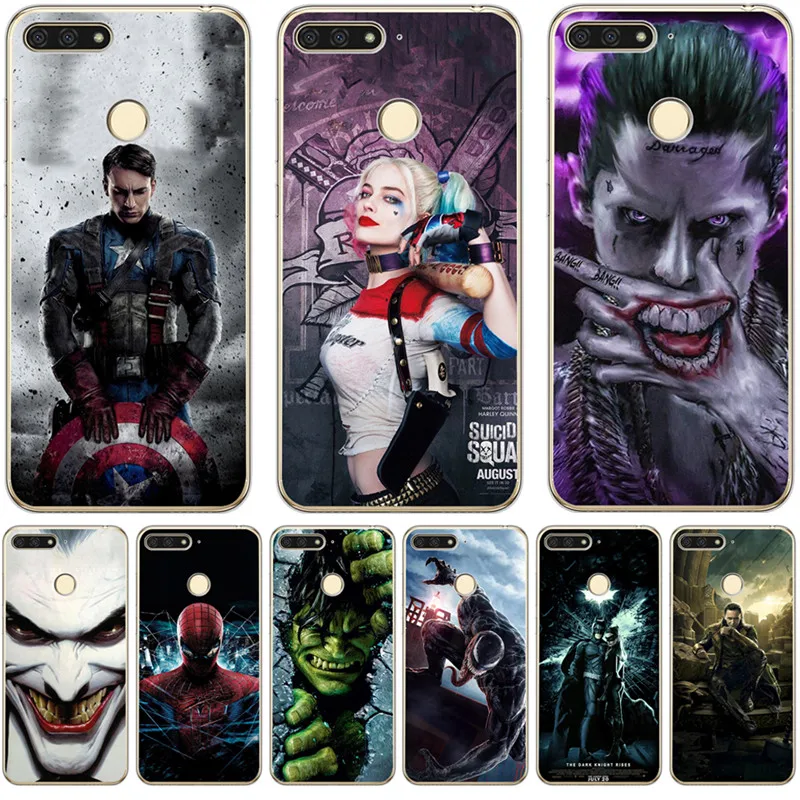 huawei y6 coque marvel