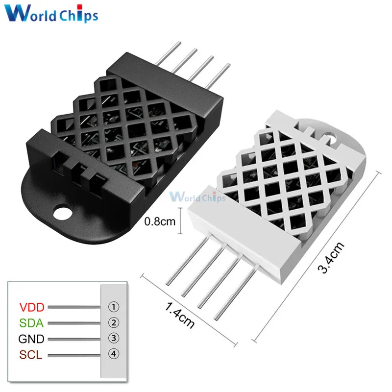

diymore SHT20 Digital Temperature and Humidity Sensor Module IIC I2C DC 3.3-5.5V High-precision Sensor Professional SHT20 chip