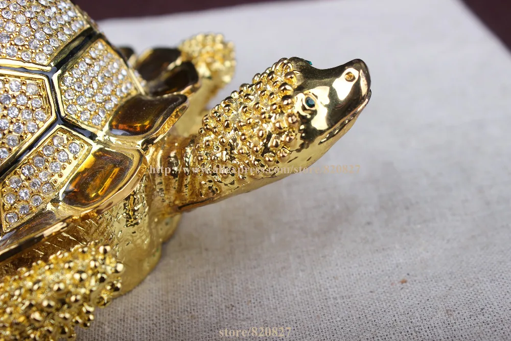 Большой размер faberge искусственная Бриллиантовая коробка драгоценный камень в