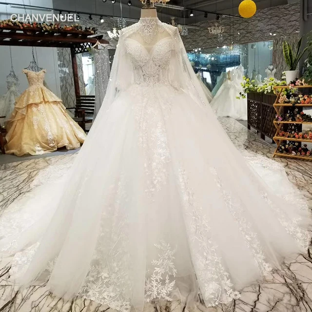 Ls85520 Necklace Decoration Off Shoulder Wedding Gown With Ls85520 Necklace Decoration Off Shoulder Wedding Gown With Chain Sweetheart Bridal Dress Collars