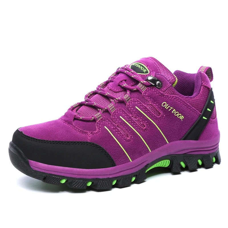 

2016 Gray Climbing Shoes Women Anti-Slippery Female Hiking Shoes Hard-Wearing Women Mountain Shoes Winter Hunting Boots Ladies