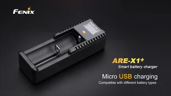 

Original Fenix ARE-X1 ARE-X1+ Battery Charger USB Charging Intelligent LiIon NiMH NiCD Battery Charger for 18650 26650 Battery