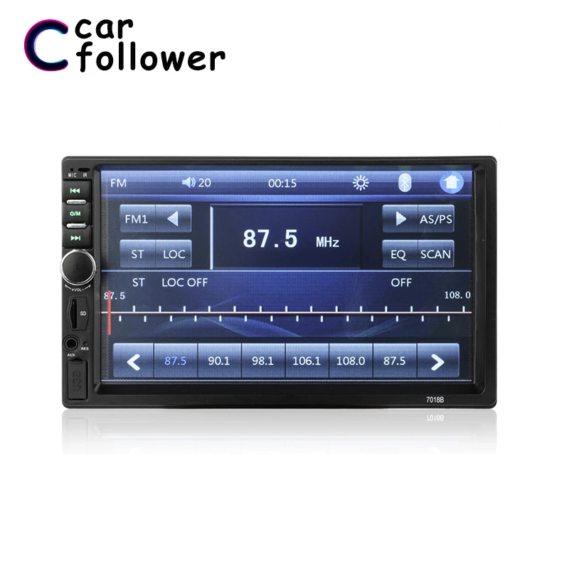 Best Radio Car 2 Din MP5 Player 7 Inch Touch Screen 2Din Autoradio With Rearview Camera Bluetooth FM AUX USB Mirror Link For Phone
