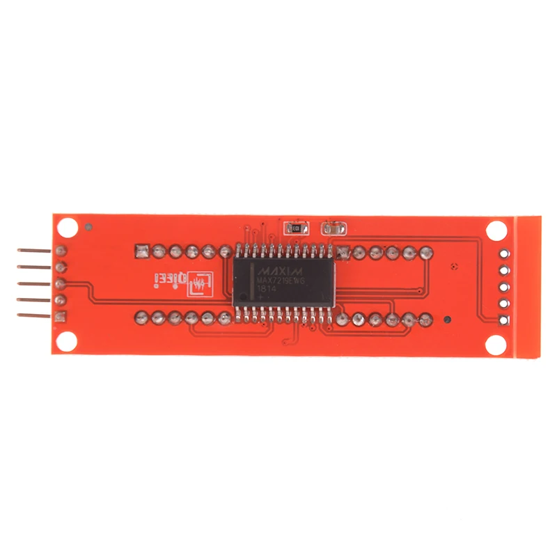 82*15*12 мм MAX7219 красный модуль 8-цифровой СВЕТОДИОДНЫЙ дисплей 7-сегментный цифровой аксессуары к направляющей трубе