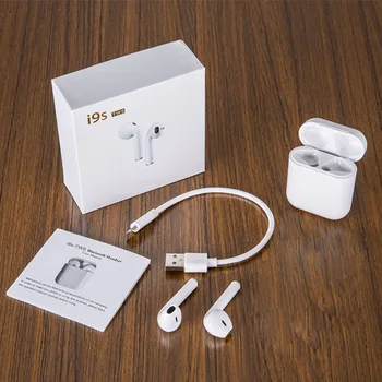 

I9 I9S TWS Wireless Earphone With Charing Box Portable 5.0 Bluetooth Headset Invisible Earbud In Ear for All Smart Phone
