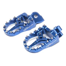 CNC Заготовка MX подножки опоры для ног педали подножки для YAMAHA YZ 125 250 yz125 yz85 yz450f wr450f wr250f Байк