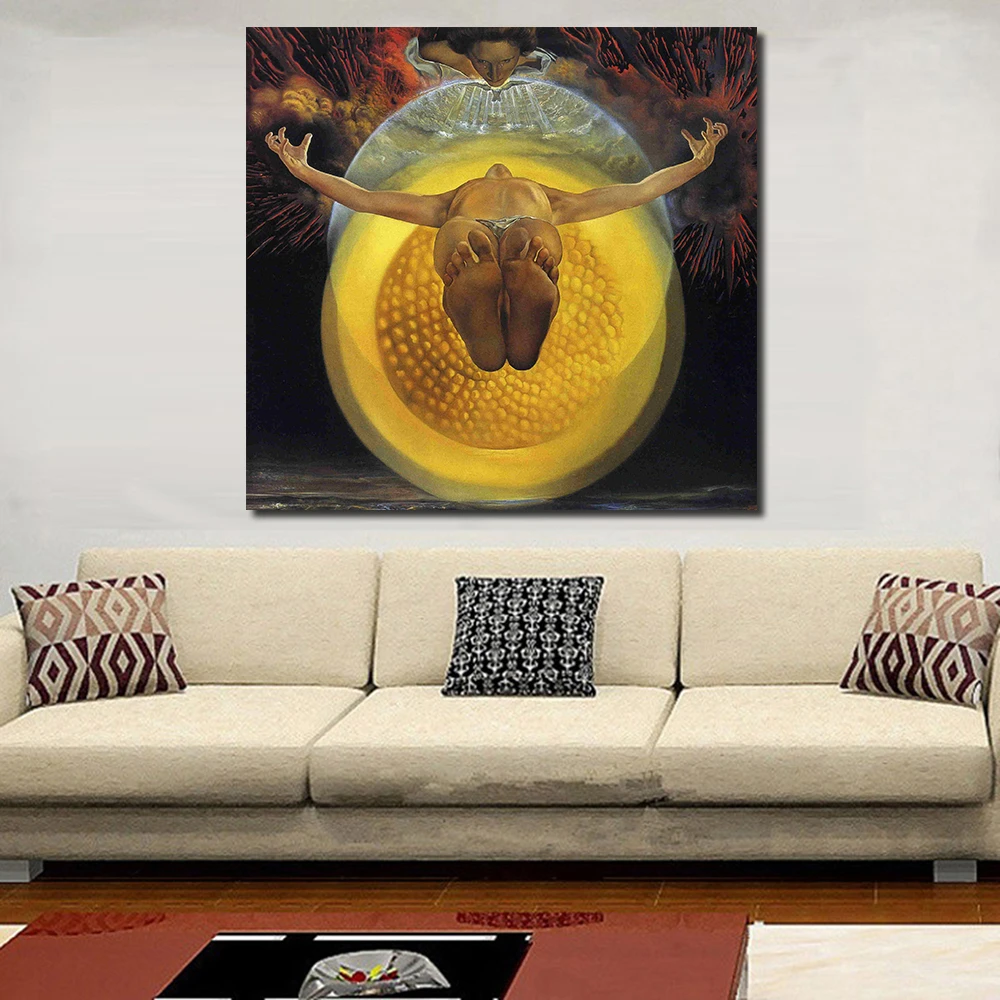 Jqhyart Surrealista Estilo Salvador Dali Trabalhos Decoracao Da Casa Pintura A Oleo Em Tela Quadros De Arte Da Parede Decoracao Oil Painting Painting Stylespaintings On Canvas Aliexpress