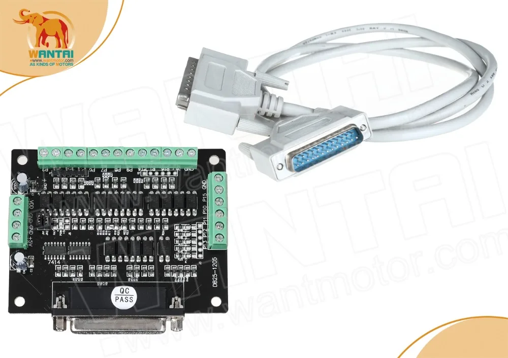 (EU Ship!) Nema 23 Wantai Stepper Motor 425oz in 3.0A 4 осевой ЧПУ гравер резак 3D Reprap Принтер 57BYGH115