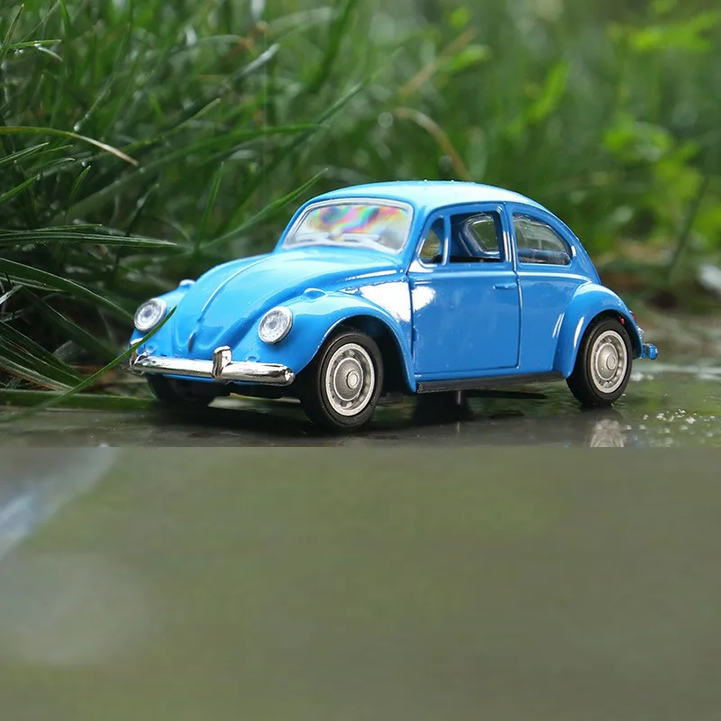  High simulation Retro Classic Volkswagen Beetle 1:36 alloy car models metal diecasts Pull back Toy 