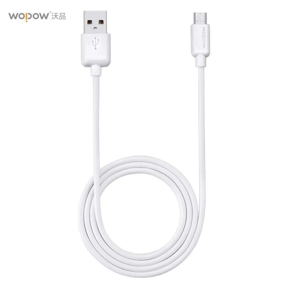 WOPOW LC503 Universal Data Line For Android Tablet USB2.0 Fast Charge Data Cable 0.8M/1M/1.5M High Speed 2A Data Sync USB Wire