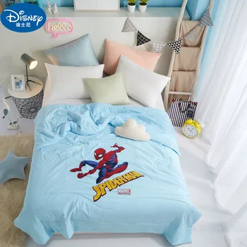 

Disney Summer Children Thin quilt Blanket Avengers Blanket/Boys Cartoon Spiderman Sleep Quilt/Children Household Comfortable