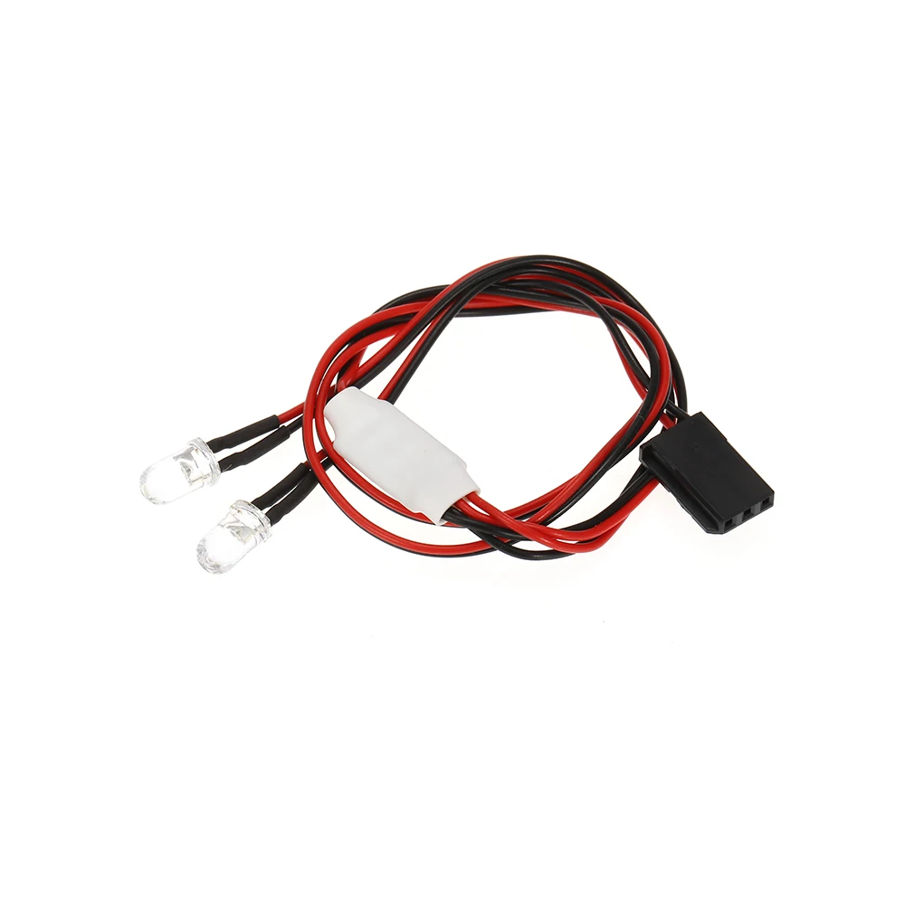 AX008A 2pcs RC Car Multi-Function Square LED Light Lamp w Lampshade for 110 RC Car SCX10 D90 TRX4 Crawler Car SUV RC Model (13) - 