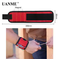 UANME 13,8 ''наручные Поддержка Сильный магнитный для винт ногтей держатель браслет группа инструмент браслет ремень Поддержка комплект защиты