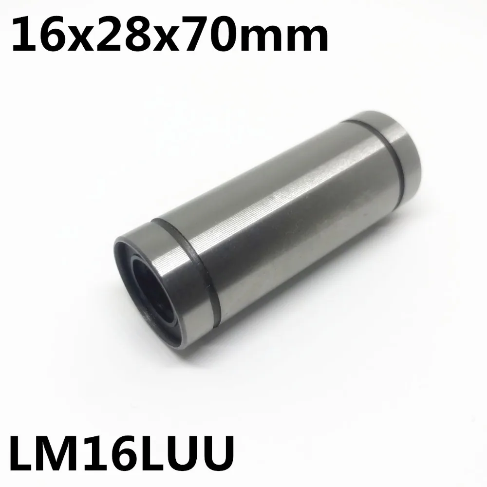 2pcs LM16LUU Long Type 16x28x70mm 16mm Linear Ball Bearing Linear 2pcs-lm16luu-long-type-16x28x70mm-16mm-linear-ball-bearing-linear