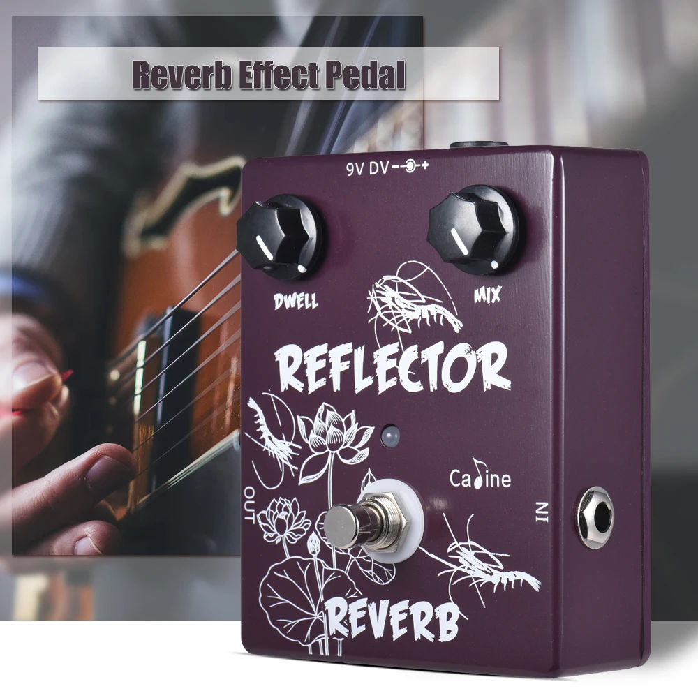 Педаль для гитарных эффектов Caline New Series педаль с 7 эффектами Overdrive/Reverb/