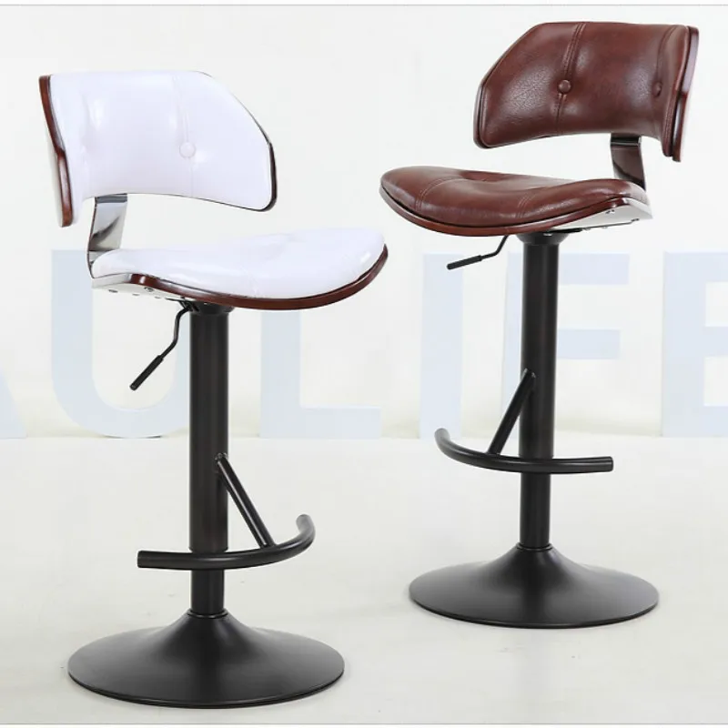 Европейский барный стул высокий табурет стул с подъемным механизмом вращающийся барный стул простые дома спинки Высокий стул для кассира
