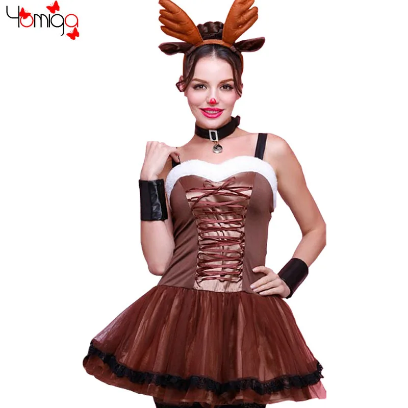 Comprar Niñas traje de navidad fancy dress animal reno