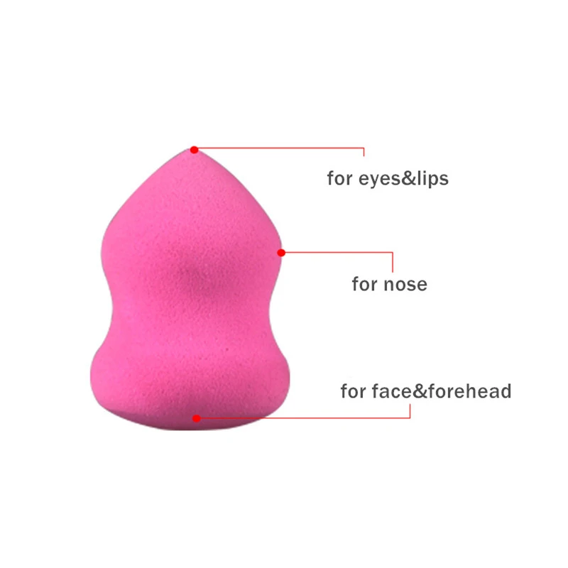 4 шт./лот основа для лица Губка микс Косметическая пуховка красота для носа и лица пуховка для макияжа Инструменты для женщин