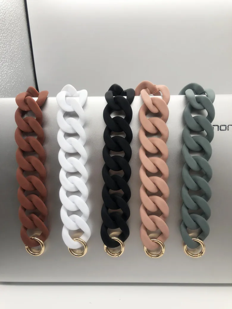 

0.4 Meter 33*40mm Acrylic Chain Links Linked Bag Chains Hanging Neck Chains Women Jewelry DIY Accessories Glasses Chains