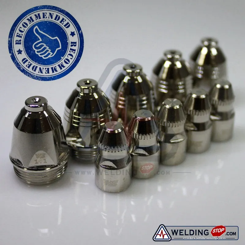 

P80 plasma cutter torch consumables Hafnium electrode & 1.1mm nozzle tips 40 pcs