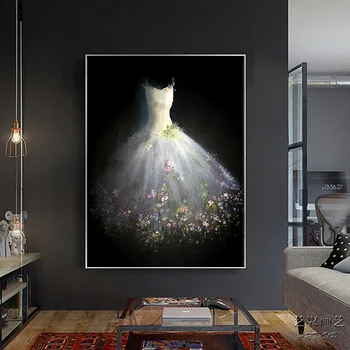 

40*50CM Wedding Dress Diamond Painting White Bridal Veil Full Diamond Embroidery DIY Home Decoration Lobby Hanging No Frame