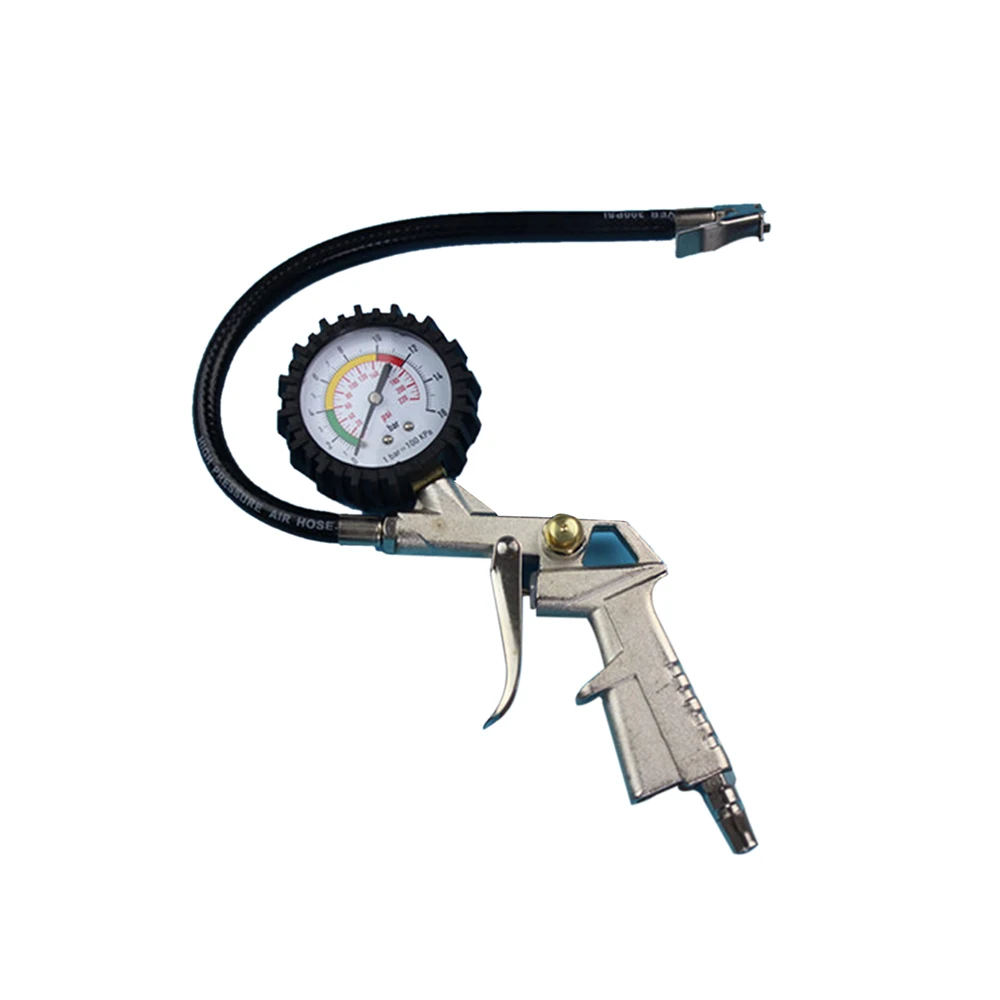 

Multi-functional Car Air Tire Pressure Inflator Gauge Pressure Table Tire Pressure Monitor Meter Tester Tyre Monitoring Tool