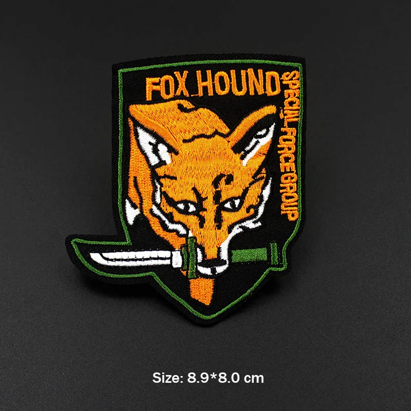 Foxhound Fox Hound армейские нашивки спецназ Группа военные значки вышитая аппликация для куртки джинсы ткань украшения