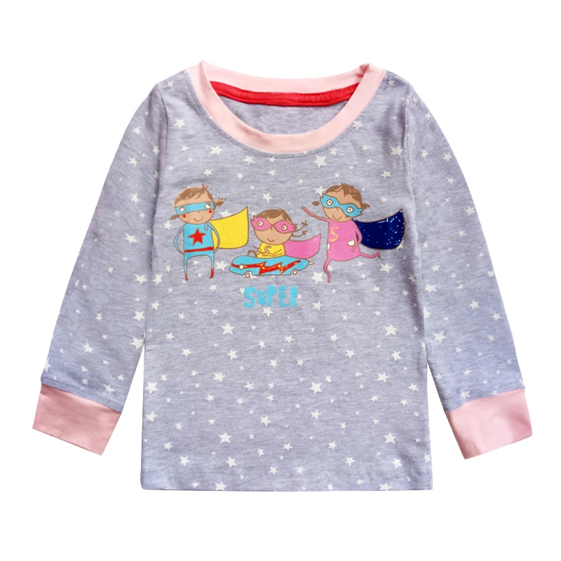 Комплекты одежды для сна для маленьких девочек; осенние хлопковые детские комплекты одежды для сна; осенняя одежда