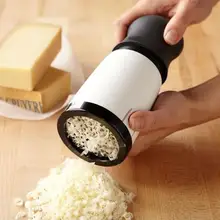 Manual de máquina de Cortar Queso Rallador Grinder Mano Gruesa Giro Herramienta de Cocina con caja ralador queijo microplane chopper