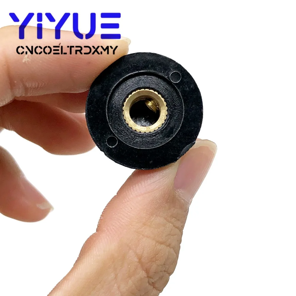 10pcs MF-A02 Potentiometer Knob Cap 6mm Shaft Hole Dia Rotary Switch Bakelite Knob for WHT118 WX050 (6)