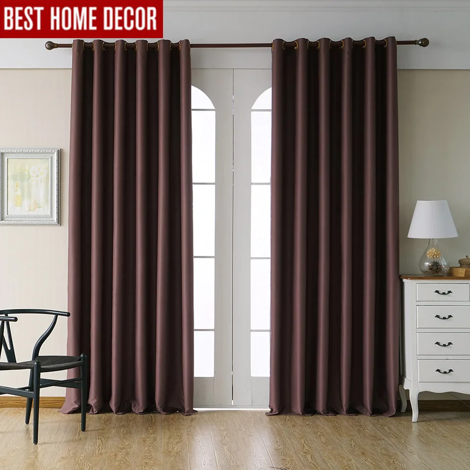 Modern blackout curtains for living room bedroom curtains for window