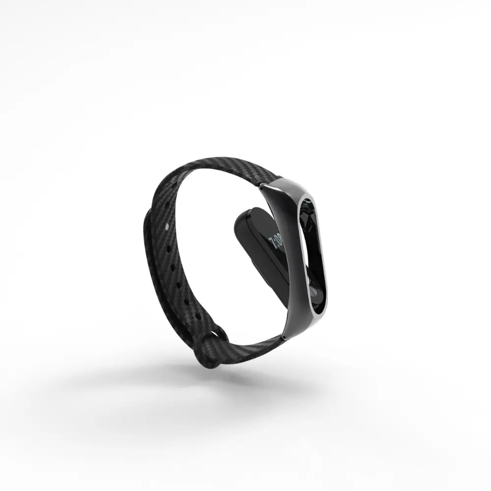 Силиконовый ремешок из углеродного волокна для Xiaomi Mi Band 2 аксессуары смарт-часов |