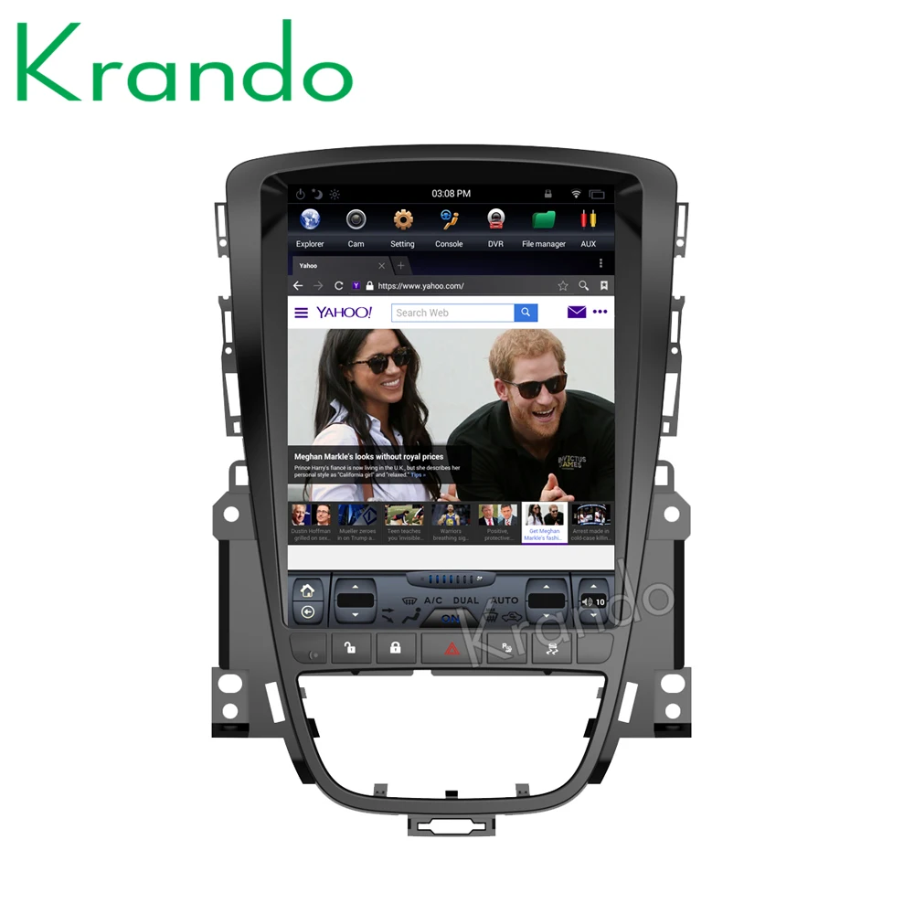 Excellent Krando Android 8.1 10.4" Tesla Vertical screen car multimedia player GPS for Buick Excelle Opel Astr J 2010-2014 audio system 4