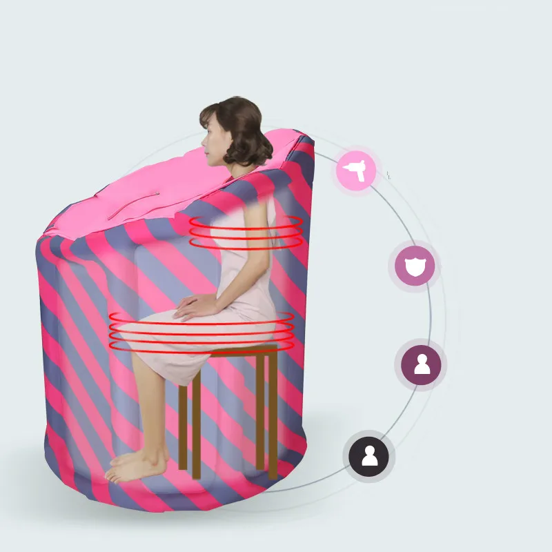  Inflatable Portable Steam Sauna HOME SAUNA SPA STEAM BATH Lose Weight Detox Therapy Steam Fold Wet 