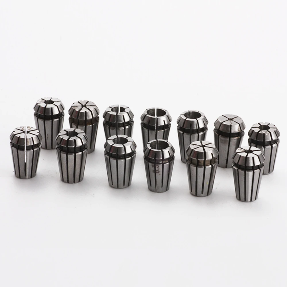 13 piezas ER11 Collet chuck cnc husillo ER11 Collet de herramienta de torno titular Pinza ER11 Collet set de 1-7 MM fresadora CNC de espuma herramienta 13 piezas ER11 Collet chuck cnc husillo ER11 Collet de herramienta de torno titular Pinza ER11 Collet set de 1-7 MM fresadora CNC de espuma herramienta