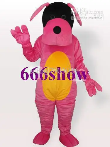 

Pink Eeyore DONKEY cartoon Mascot Costume Fancy Dress Animal mascot costume free shipping