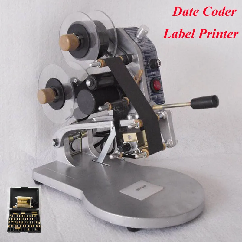 DY-8 Color Ribbon Hot Printing Machine Direct Thermal Foil Manual Stamp Printer Coding Machine Date Ribbon Coder DY-8 Color Ribbon Hot Printing Machine Direct Thermal Foil Manual Stamp Printer Coding Machine Date Ribbon Coder
