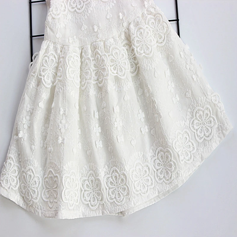 Baby Dresses Girls Children's Toddler Girls High-end embroidered Princess Dresses Summer Fresh and generous Party Dress kids clothing (3)