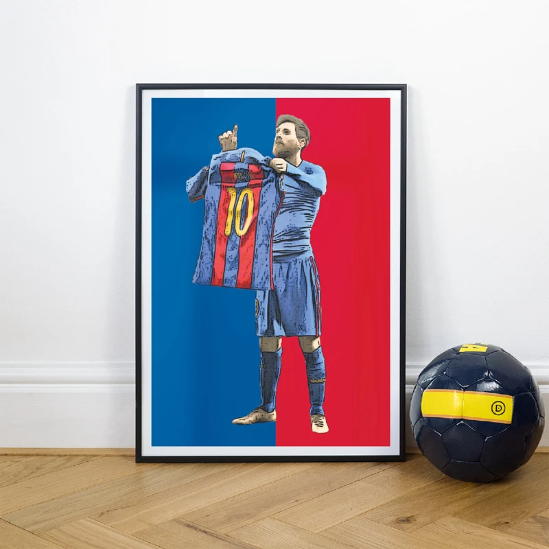 football canvas print