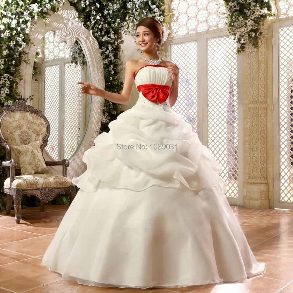 

Brand 2014 New Organza Wedding Dress Bridal dress Luxury Wedding Dress stock US size 2 4 6 8 10 12 14 16