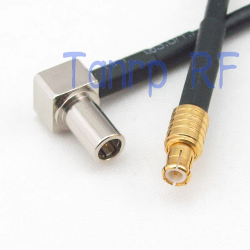 

6in MCX male plug to MS147 male right angle 90 degree RF adapter 15CM Pigtail coaxial jumper RG174 extension cable